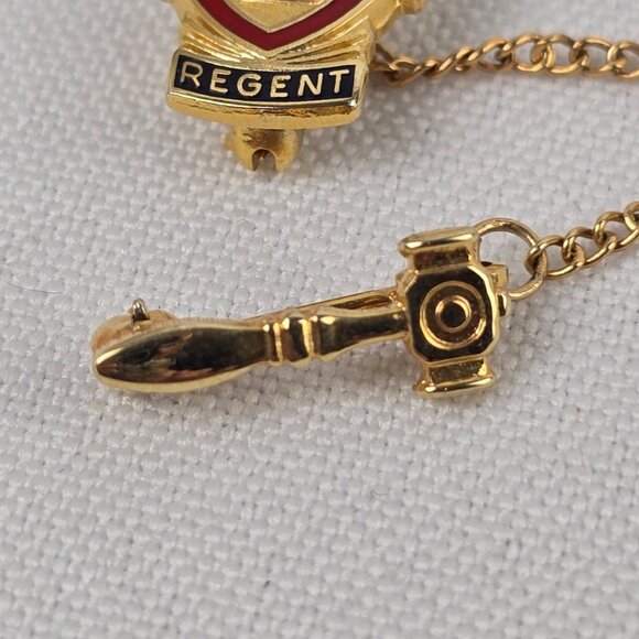 1/20th 12k Gold Past Regent Women Of The Moose Brooch Pin - Picture 3 of 7